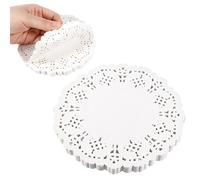 salbsever 140 Pcs Paper Doilies, Doilies Lace Paper 5 Inch Round Doily Papers for Food,Cakes, Desserts, Crafts, and Table Decorations
