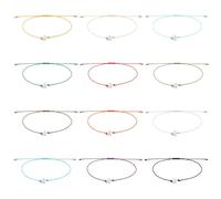 salbsever 24Pcs Friendship Bracelets Star Bracelets Wish Bracelets That Fall off Adjustable Bulk Bracelets Star Bracelets Gifts for Women Men Girls, standard, as the picture shows, 573005_1_u017Ta0Yw