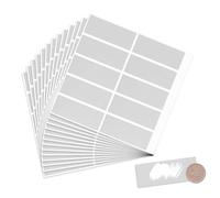 salbsever 300 Pcs Scratch Off Stickers Rectangle Scratch Stickers 65 x 25 mm Labels Self Adhesive Labels DIY Gender Reveal Scratch Off Cards for Raffle Ticket Games Creating