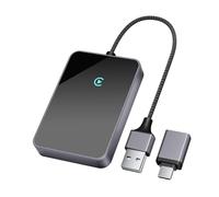 SALCAR Wireless CarPlay Adapter for iPhone - Dual Band 5.8 GHz, No Delay | Converts Wired CarPlay to Wireless | Compatible with iPhone 6 & iOS 10+ | Plug & Play Dongle