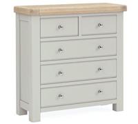 Salcombe Grey Oak 2+3 Drawer Chest