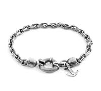 Salcombe Mooring Silver Chain Bracelet - L - 23cm - Gift Wrapped (Paper & Bow) +£1.50