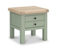 Salcombe Sage Oak 1 Drawer Lamp Table