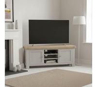 Salcombe TV Unit - 2 Door - Grey Oak
