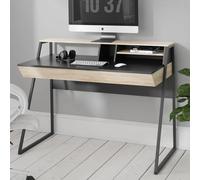 ALPHASON Salcombe AW3160 Desk - Black & Oak