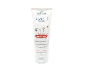Salcura Natural Skin Therapy, Bioskin Junior Outbreak Rescue Cream, Packed With Natural Ingredients, Soothes Irritation, Nourish & Sooth Dryness & Flakiness, Supports The Skin Back To Health 50ml