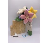 SALE BNWT 100% Genuine Jellycat Amuseables Bouquet Of Flowers&Tag Protector
