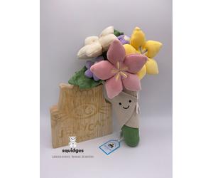 SALE BNWT 100% Genuine Jellycat Amuseables Bouquet Of Flowers&Tag Protector