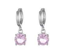 Sale+Clearance £1 Weddings Gifts for Women 60Th Birthday Gifts for Women Mother Him Sister Hypoallergenic Sterling Silver Hoop Earrings Pink-A