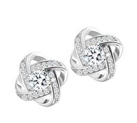 Sale Clearance Earrings Women’s 925 Sterling Silver Stud Cubic Zirconia Ear Studs One Pair Cubic Zirconia Earrings Gifts for Mother's Day