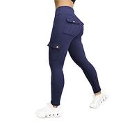 Sale Clearance Workwear Fitness Pants Women's High Elastic Tight Yoga Pants Quick Drying Running Trousers (01-A-BU2, L)