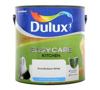 Dulux Easycare Kitchen Matt Emulsion Paint For Walls And Ceilings - Pure Brilliant White 2.5L