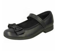 SALE GIRLS CLARKS SCALA TAP BOW DESIGN RIP TAPE SHOES