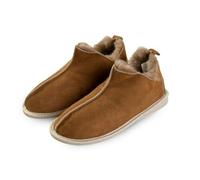SALE Hand Made Quality Leather CANDY Slippers wool slippers Chestnut Wool Slippers. Warm & Natural Slippers Boots, PERFECT FOR GIFT. ankle Boot Slippers (11 UK / 45 EU)