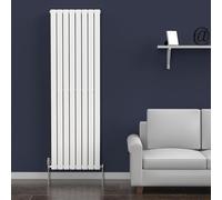 Sale: Lux Heat Flat Vertical Radiator-White-1800 mm x 410 mm (Double)