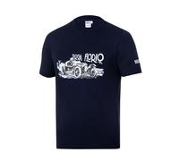 SALE Sparco Shirt TARGA FLORIO #T2 Navy Blue and White