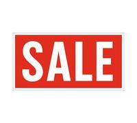 "SALE" Sticker Bold Red Retail Window Sign Vinyl Decal 290x555mm