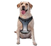 Salelf 3D Lighthouse in The Surf No Pull Dog Harness Reflective Adjustable Pet VES No Choke Front Clip Pet Harness with 2 Leash Clips + 1 Pet Leash for Large Dog Walking
