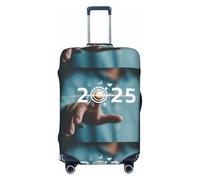 Salelf Abstract Painting Luggage Cover Washable Elasticated Luggage Covers for Suitcase TSA Approved Stylish Scratch Resistant Luggage Case Protector, 2025 Virtual Screen, M (22.8-25 in suitcase)
