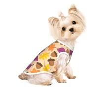 Salelf Acorn Autumn Fall Leaf Leaves for Dog Shirts Elastic Soft Dog T-Shirts Spring Summer Pet Clothes Breathable Pet Apparel Tee Shirt for Puppy Kitty Cats Small Medium Dogs