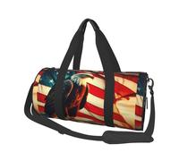 Salelf American Flag Eagle for Duffle Bag, Waterproof Large Duffle Bag, Weekender Bag, Gym Bag, Sports Bag, Overnight Bag