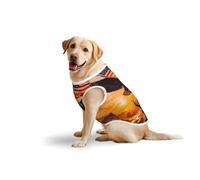 Salelf American Flag Eagle1 for Dog Costume, All Season Soft Pure Cotton Pet Harness, Outerwear for Medium to Large Dogs, Outdoor Walking