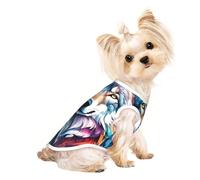 Salelf Animal Forest Wolves for Dog Shirts Elastic Soft Dog T-Shirts Spring Summer Pet Clothes Breathable Pet Apparel Tee Shirt for Puppy Kitty Cats Small Medium Dogs