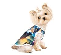 Salelf Animal Forest Wolves3 for Dog Shirts Elastic Soft Dog T-Shirts Breathable Pet Clothes Spring Summer Pet Apparel Tee Shirt for Puppy Kitty Cats Small Medium Dogs