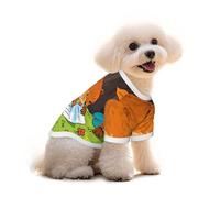 Salelf Anime Groundhog (1) for Pure Cotton Pet T-Shirt for Dogs & Cats - Soft, Breathable Summer Tee or Sleeveless Vest, for Small Medium Breeds with Sensitive Skin