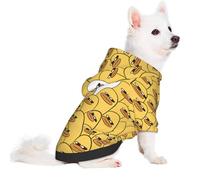 Salelf Anime Style for Small Dog Hoodie for Winter Fall, Warm Polyester Puppy Clothes with Hood, Soft Cozy Dog Sweater for Small Breeds, Cold Weather Pet Apparel