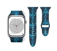 Salelf Awaken Your Inner Dragon for Extra Long Apple Watch Band with Dual Buckle, Stretchy Silicone Strap, Sport Fashion Bands for Women Men Compatible with iWatch Series 9/8/SE