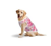 Salelf Axolotl Flower for Dog Costume, All Season Soft Pure Cotton Pet Harness, Outerwear for Medium to Large Dogs, Outdoor Walking