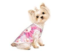 Salelf Axolotl Flower for Dog Shirts Elastic Soft Dog T-Shirts Spring Summer Pet Clothes Breathable Pet Apparel Tee Shirt for Puppy Kitty Cats Small Medium Dogs
