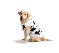 Salelf Be Calm Do Yoga for Dog Costume, All Season Soft Pure Cotton Pet Harness, Outerwear for Medium to Large Dogs, Outdoor Walking