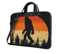 Salelf Bigfoot Silhouette1 for 360 Protection Laptop Bag for 13-15.6 Inch, Business Messenger Briefcase, Black, 13 inch
