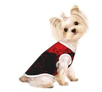 Salelf Bloody Background 1 for Dog Shirts Elastic Soft Dog T-Shirts Breathable Pet Clothes Spring Summer Pet Apparel Tee Shirt for Puppy Kitty Cats Small Medium Dogs