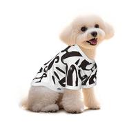 Salelf Boss Ever for Pure Cotton Pet T-Shirt for Dogs & Cats - Soft, Breathable Summer Tee or Sleeveless Vest, for Small Medium Breeds with Sensitive Skin