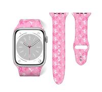 Salelf Breast Cancer Awareness (3) for Extra Long Apple Watch Band with Dual Buckle, Stretchy Silicone Strap, Sport Fashion Bands for Women Men Compatible with iWatch Series 9/8/SE