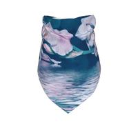 Salelf Bright Colorful Iris Flowers Dog Bandana Premium Durable Triangle Scarf -1 PackWashable Make Your Pooch Stand Out Dog Bandana Suitable for Neutral Large Dogs