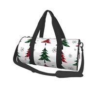 Salelf Buffalo Plaid Christmas Trees_82564560 for Duffle Bag, Waterproof Large Duffle Bag, Weekender Bag, Gym Bag, Sports Bag, Overnight Bag