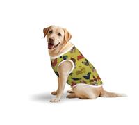 Salelf Calendar for Dog Costume, All Season Soft Pure Cotton Pet Harness, Outerwear for Medium to Large Dogs, Outdoor Walking