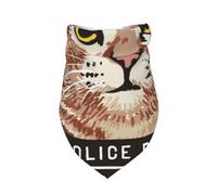 Salelf Cat Holding Mugshot Sign Dog Bandana Premium Durable Triangle Scarf -1 PackWashable Make Your Pooch Stand Out Dog Bandana Suitable for Neutral Large Dogs