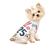 Salelf Celebrating 2025 1 for Dog Shirts Elastic Soft Dog T-Shirts Breathable Pet Clothes Spring Summer Pet Apparel Tee Shirt for Puppy Kitty Cats Small Medium Dogs