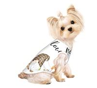 Salelf Coffee Lover Gnome for Dog Shirts Elastic Soft Dog T-Shirts Breathable Pet Clothes Spring Summer Pet Apparel Tee Shirt for Puppy Kitty Cats Small Medium Dogs