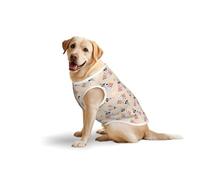 Salelf Colorful Moths for Dog Costume, All Season Soft Pure Cotton Pet Harness, Outerwear for Medium to Large Dogs, Outdoor Walking