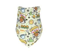 Salelf Cute Cow in Farm Concept Dog Bandana Premium Durable Triangle Scarf -1 PackWashable Make Your Pooch Stand Out Dog Bandana Suitable for Neutral Large Dogs