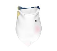 Salelf Cute Elephant Sitting in The Moon with Little Bunny Dog Bandana Premium Durable Triangle Scarf -1 PackWashable Make Your Pooch Stand Out Dog Bandana Suitable for Neutral Large Dogs