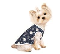 Salelf Cute Rocket Satellite for Dog Shirts Elastic Soft Dog T-Shirts Breathable Pet Clothes Spring Summer Pet Apparel Tee Shirt for Puppy Kitty Cats Small Medium Dogs