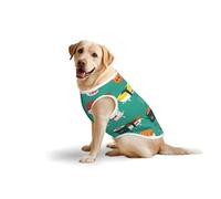 Salelf Cute Sushi_68967528 Dog Costume All Season Harness, Soft Pure Cotton, Outerwear for Medium to Large Dogs, Outdoor Walking