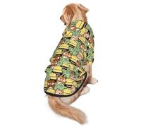 Salelf Cute Teddy Bear in Various Poses Dog Hoodie Security Dog Hoodie Sweater with Pocket and Leash Hole Warm Pet Clothes Dog Winter Sweatshirt for Medium Large Dogs